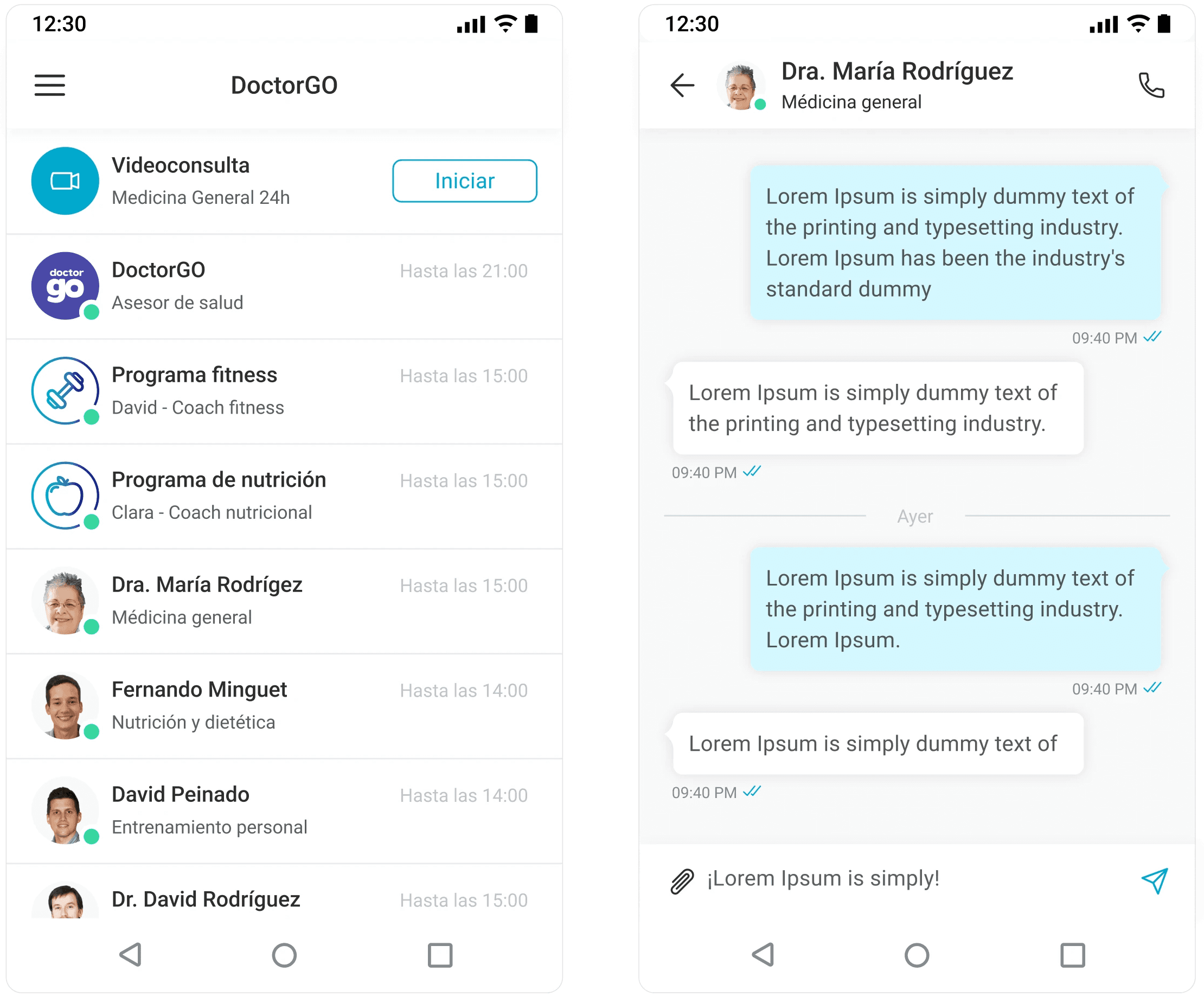 DoctorGo UI