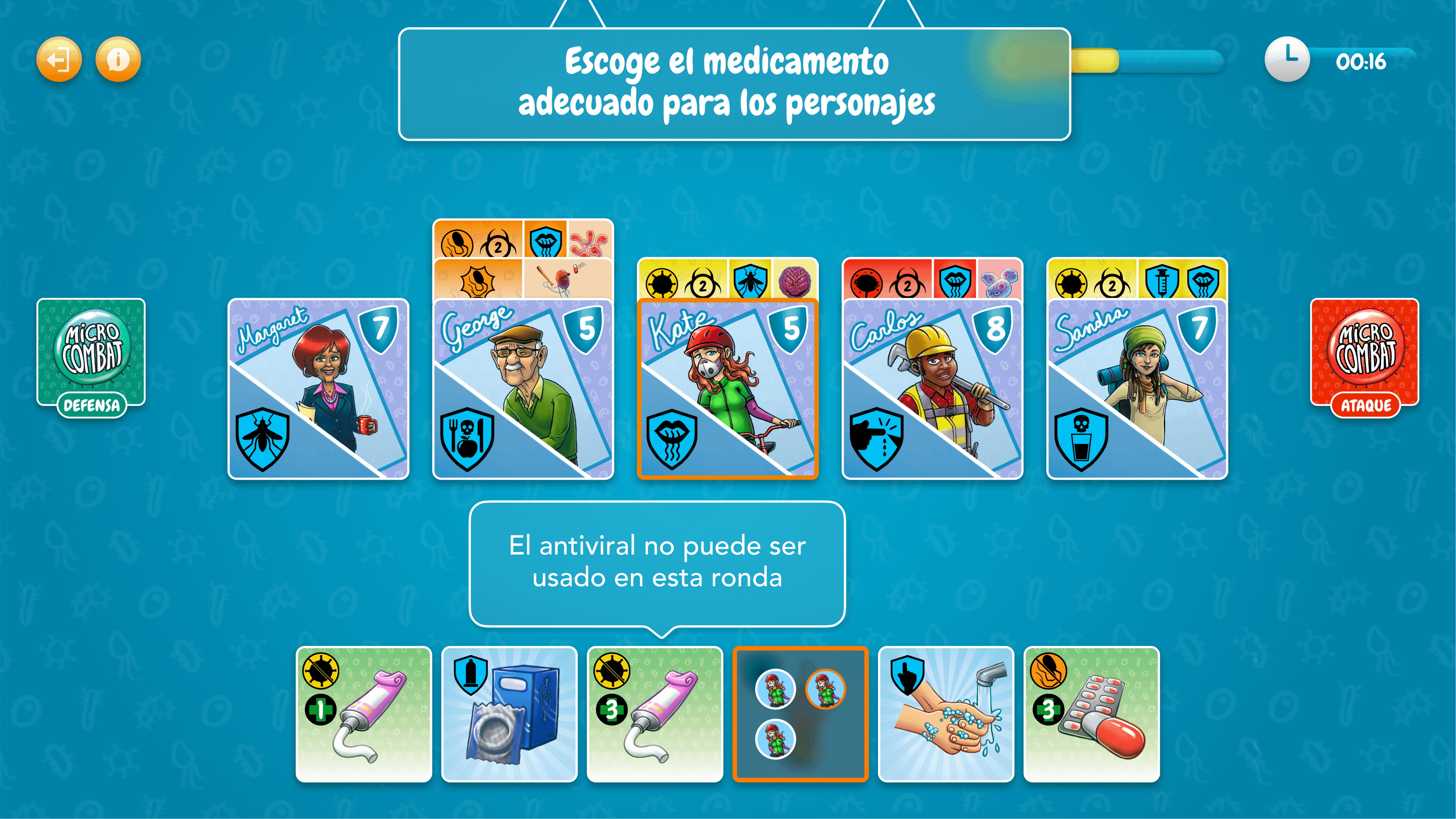 Microcombat game screen